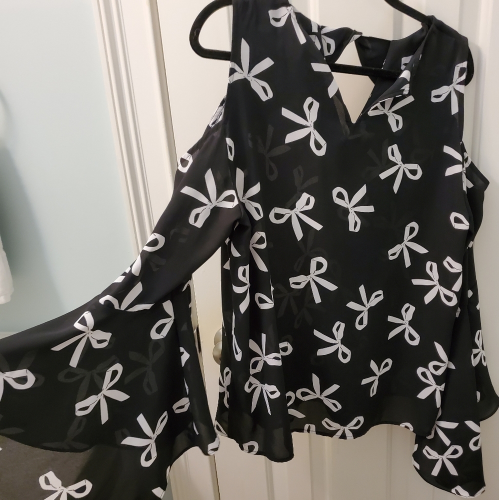 Cold shoulder blouse